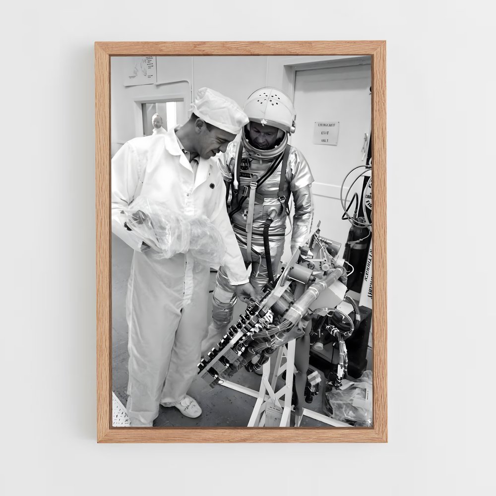 Poster Mission Stellaire – affiche Astronautes (vue 4)